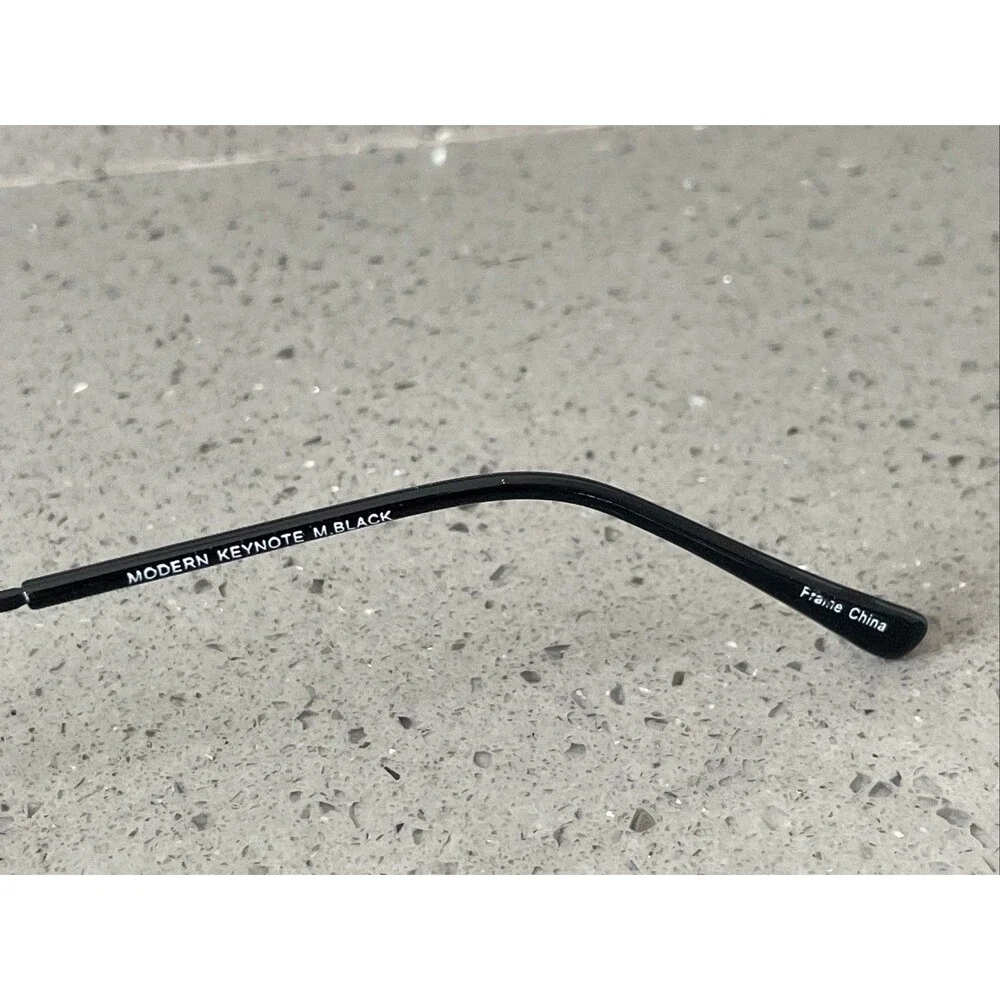 Modern KEYNOTE BLACK 51-17-135 Metal Black Full Rim Eyeglasses Frames ONLY